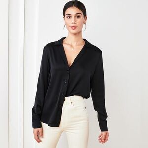 Quince Black Women's Blouse